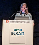 Casey Burrows at INSAR conference in Sweden